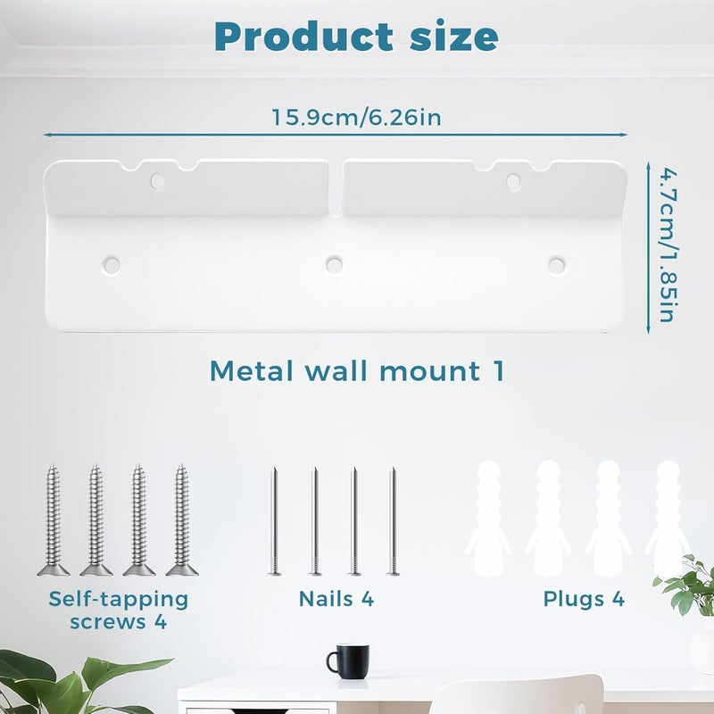 KCMOSGI Wall Mount for Skylight 15” Digital Calendar, No-Stud & No-Drill, Metal Mount – Accessories for Skylight Calendar, No Includes Level - Image 2
